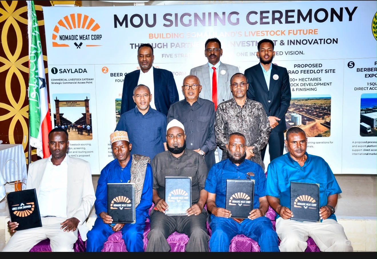 Participants holding folders at NMC’s July 27, 2026 launch event in Hargeisa